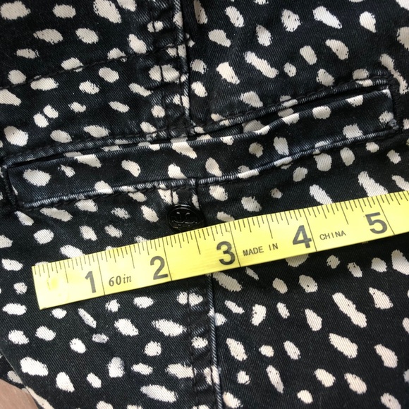 Tory Burch Walker Cargo Dotted Pony Print Jean Size 31 - Picture 12 of 14